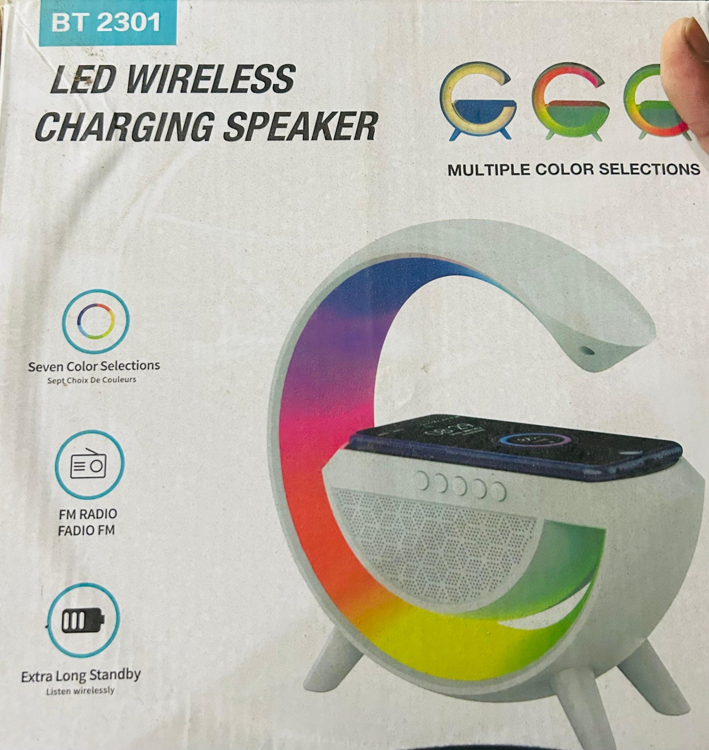 LED WIRELESS CHARGING SPEAKER