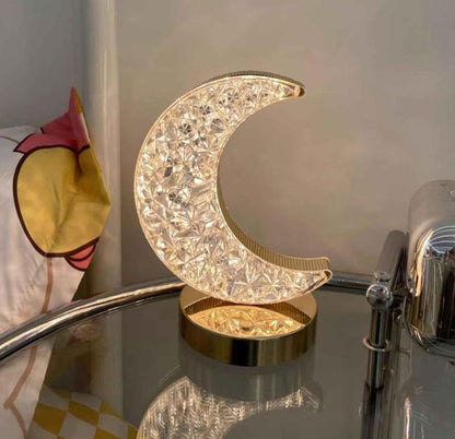 CRYSTAL MOON TABLE LAMP