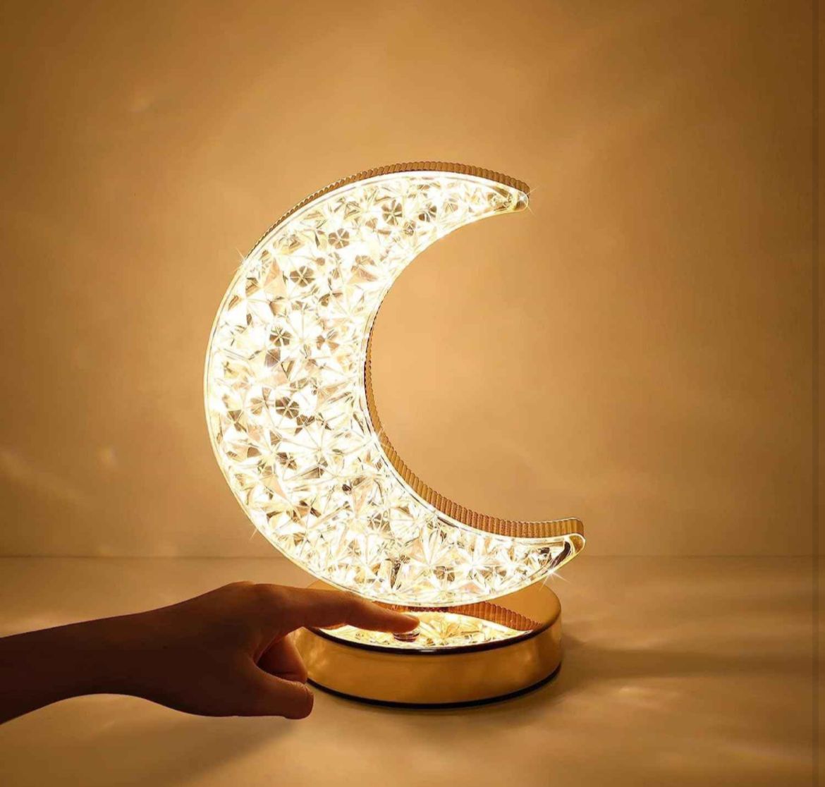 CRYSTAL MOON TABLE LAMP