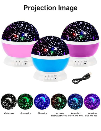 STAR MAKER DREAM ROTATING PROJECTION LAMP