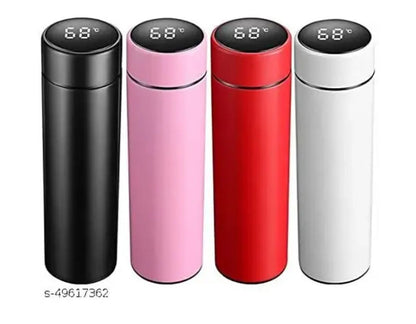 LED Temperature Display Water Bottle Double Walled Vacuum Insulated Stainless Steel Bottle 500 Ml